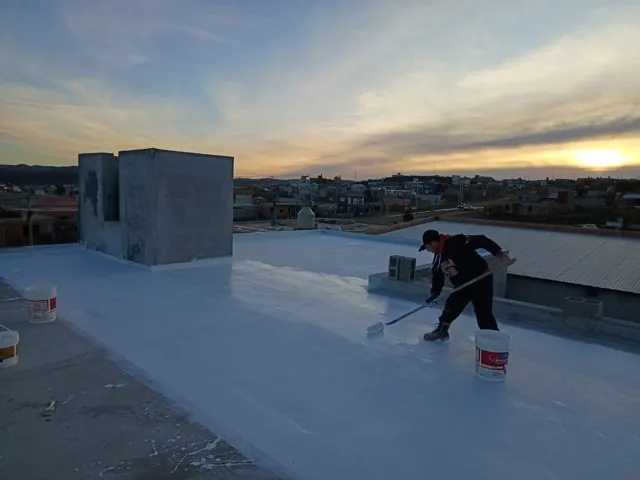 Espacio para tanques de agua en terraza